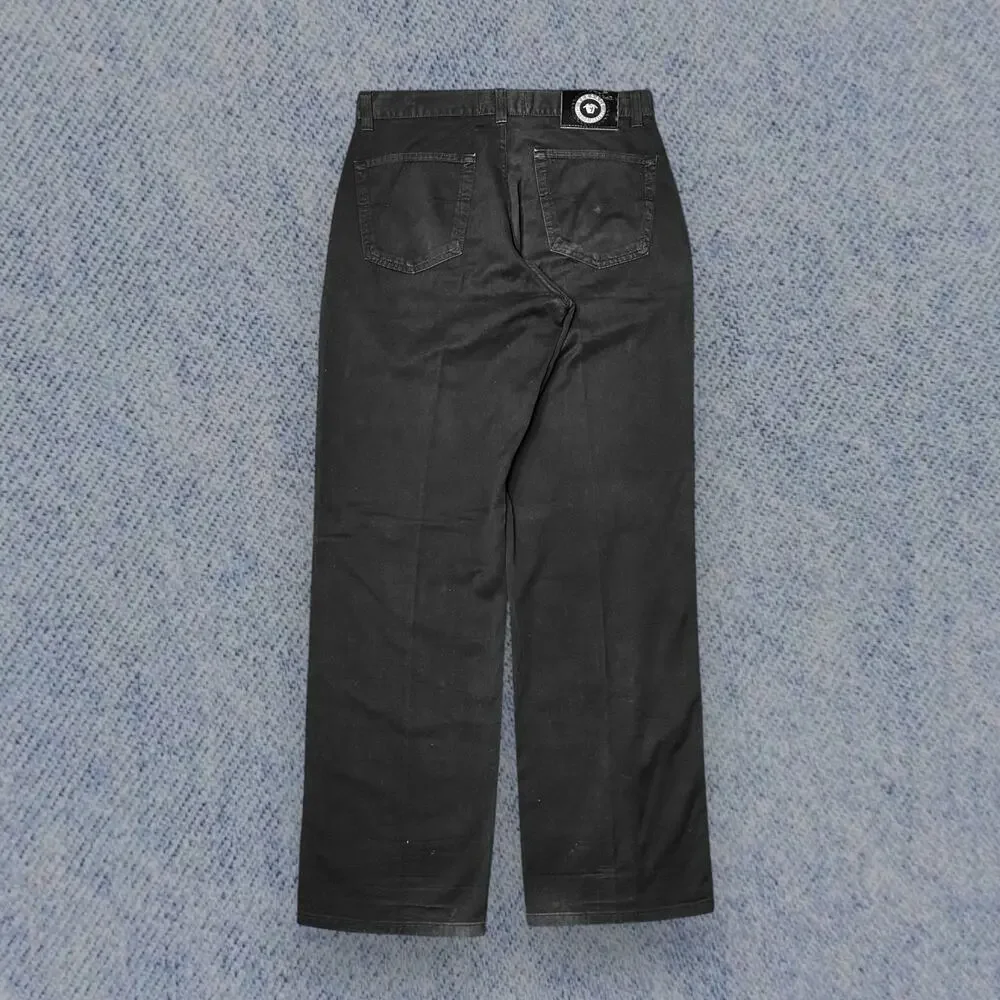 Versace Jeans Signature Men’s Black Straight-Leg Pants – Tall Size 34x48